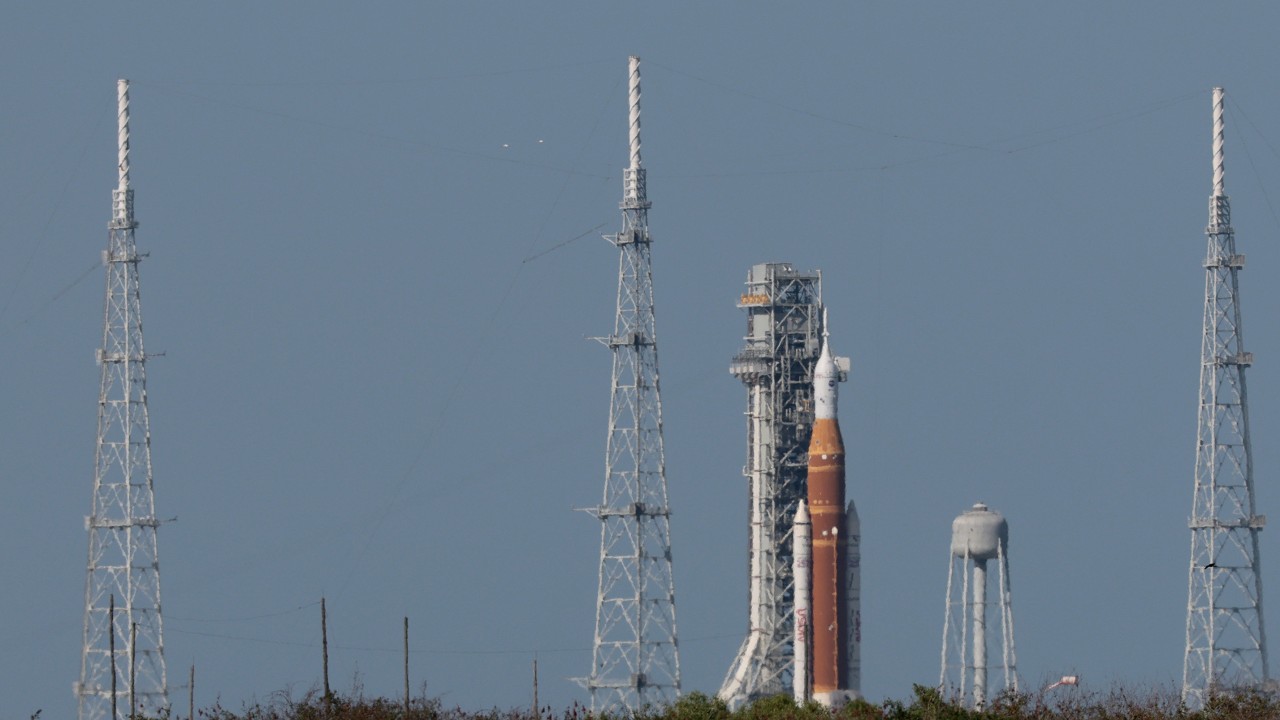 Nasa begins countdown for humanity’s first launch to the moon in 53 years