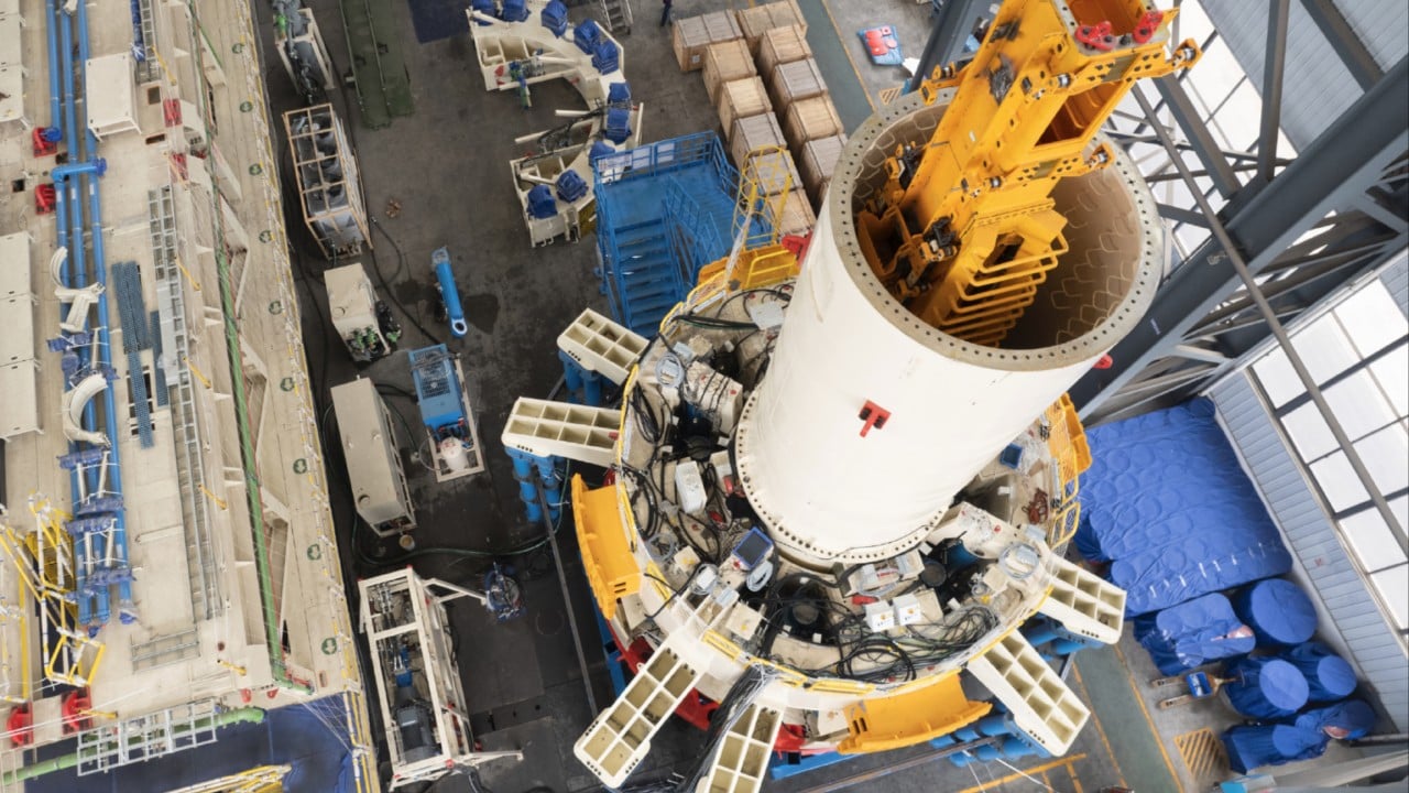 Mining revolution: China’s 500-tonne ‘underground carrier’ tunnels a kilometre to mine ore