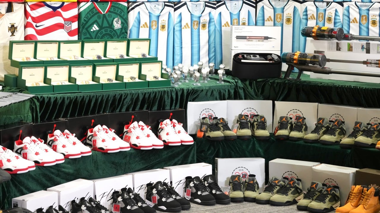 10,000 suspected fake football jerseys seized in HK$64 million customs crackdown
