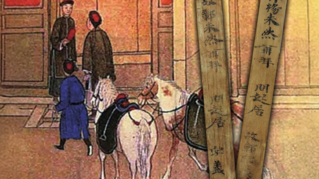 Chinese New Year bamboo greeting cards date back over 2,000 years to Han dynasty