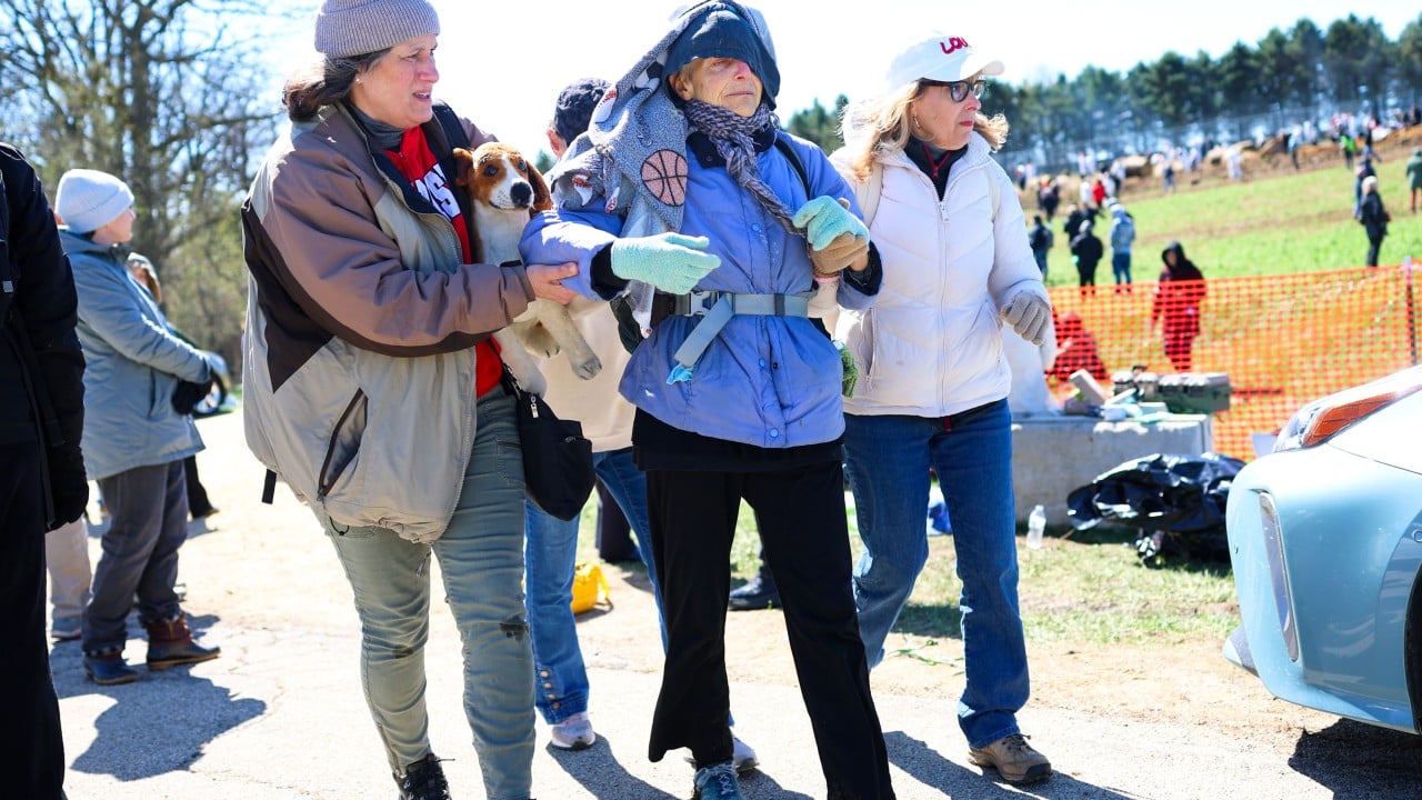 US animal rights activists clash with police over Wisconsin dog breeder