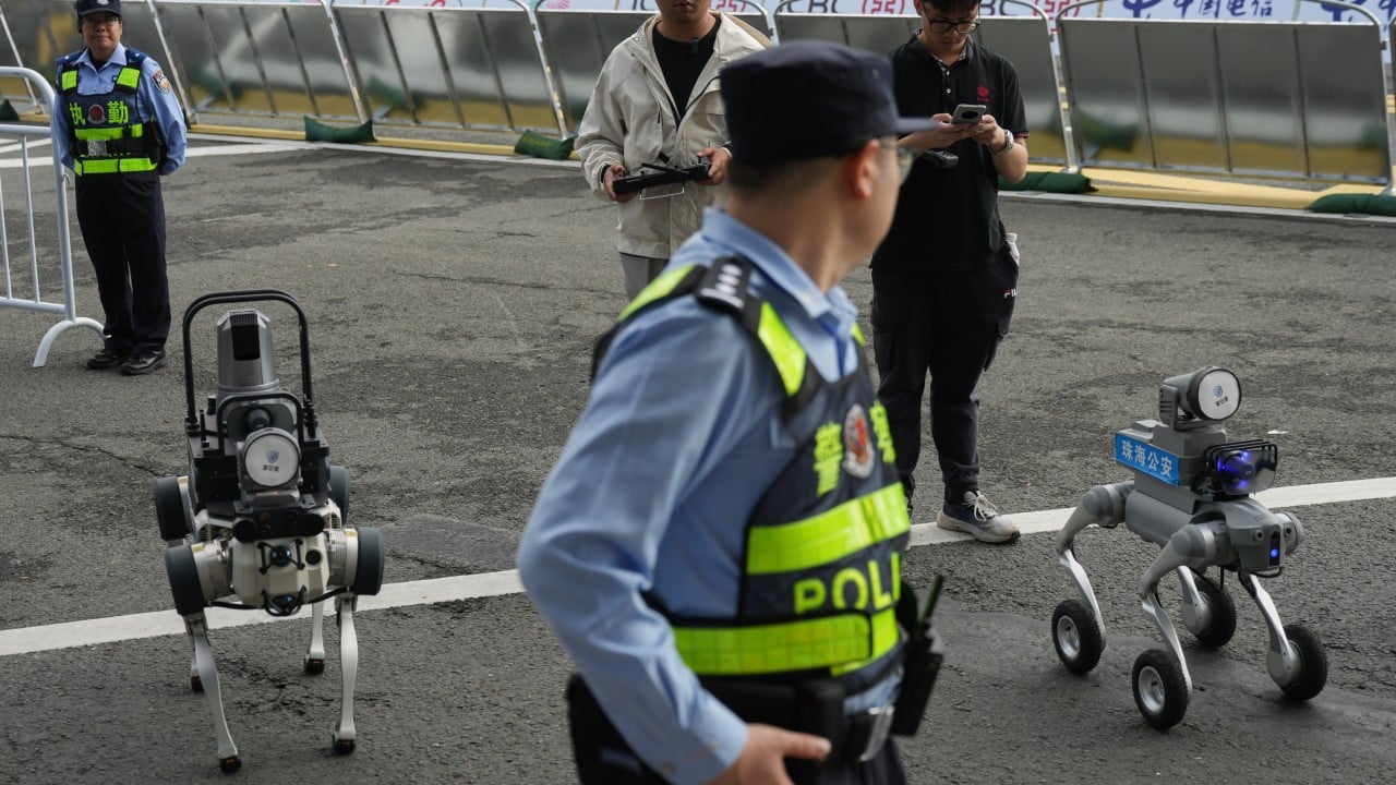 China’s armed police mull riot control without human contact at all