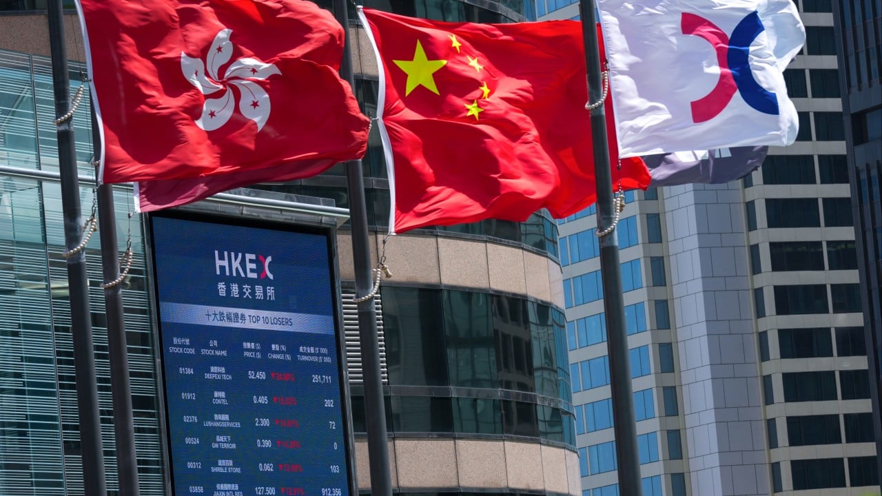 Premium for mainland China shares erodes – or flips – as capital flows to Hong Kong