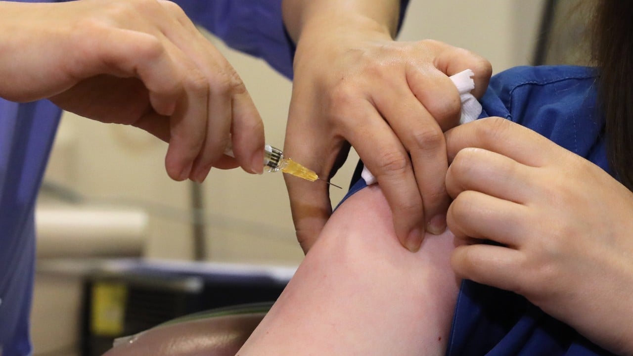 Hong Kong airport staff offered free measles jabs in bid to prevent outbreak