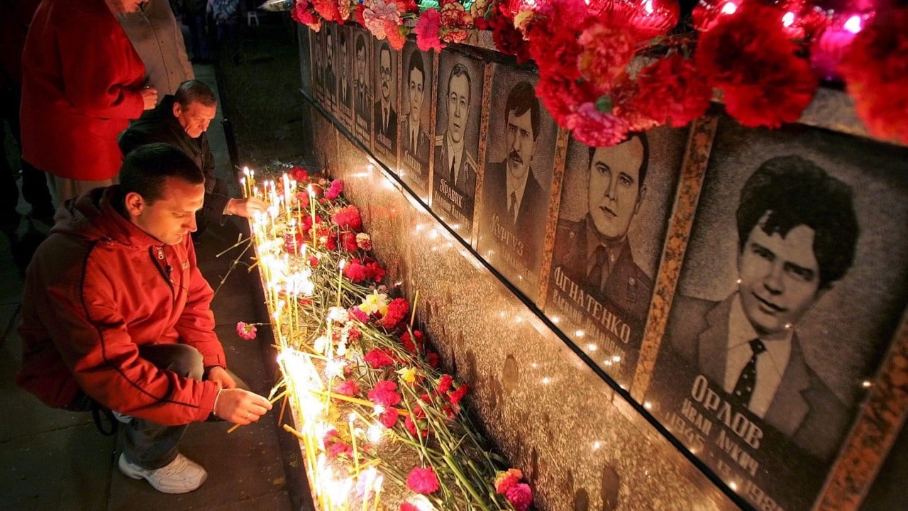 Ukrainians gather to remember Chernobyl disaster despite Russia’s war