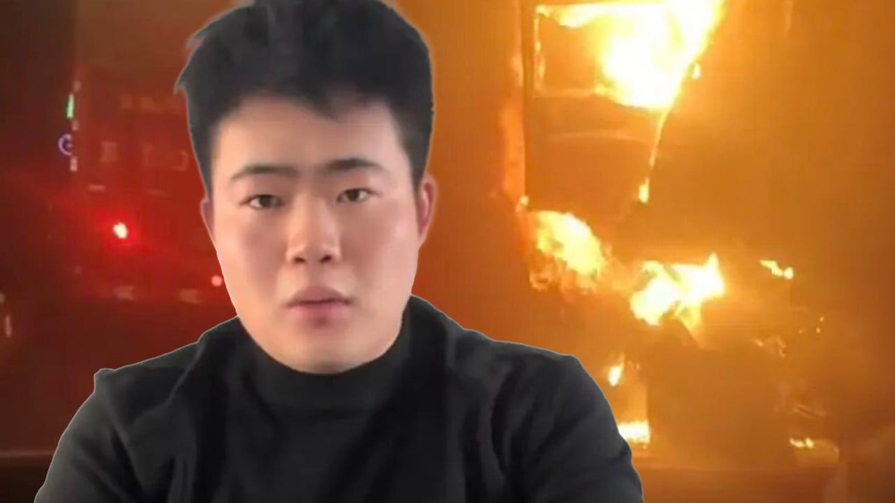 China son calls mum to say he ‘might not return’ while saving driver from burning truck