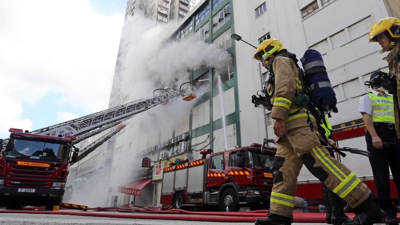 Hong Kong auditor takes aim at fire services over delayed safety hazard prosecutions