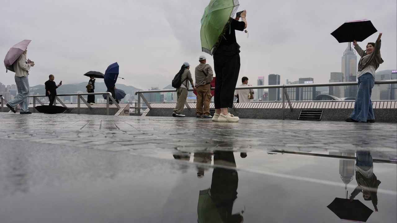 Hong Kong Observatory warns of violent gusts as it issues amber rainstorm signal