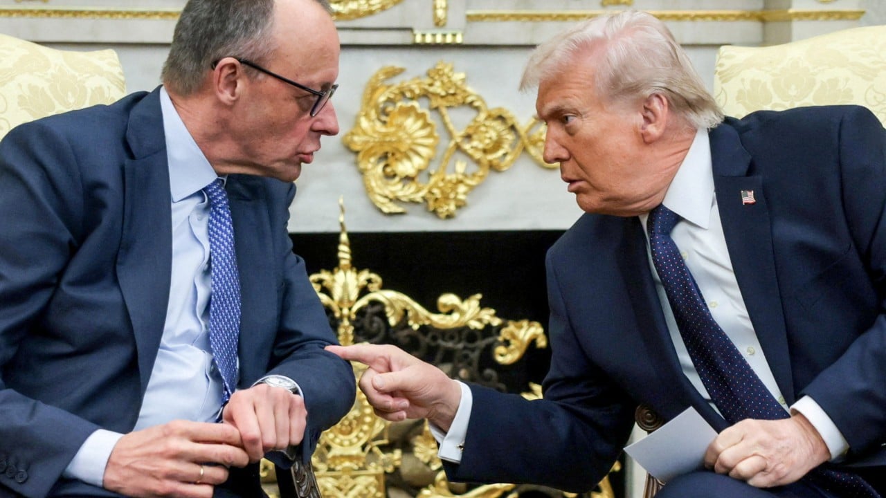 German chancellor plays down row with Trump in fallout from US troop withdrawal