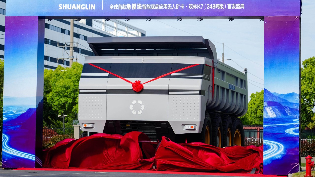 China unveils driverless mining truck that can ‘crab-walk’ across rough terrain