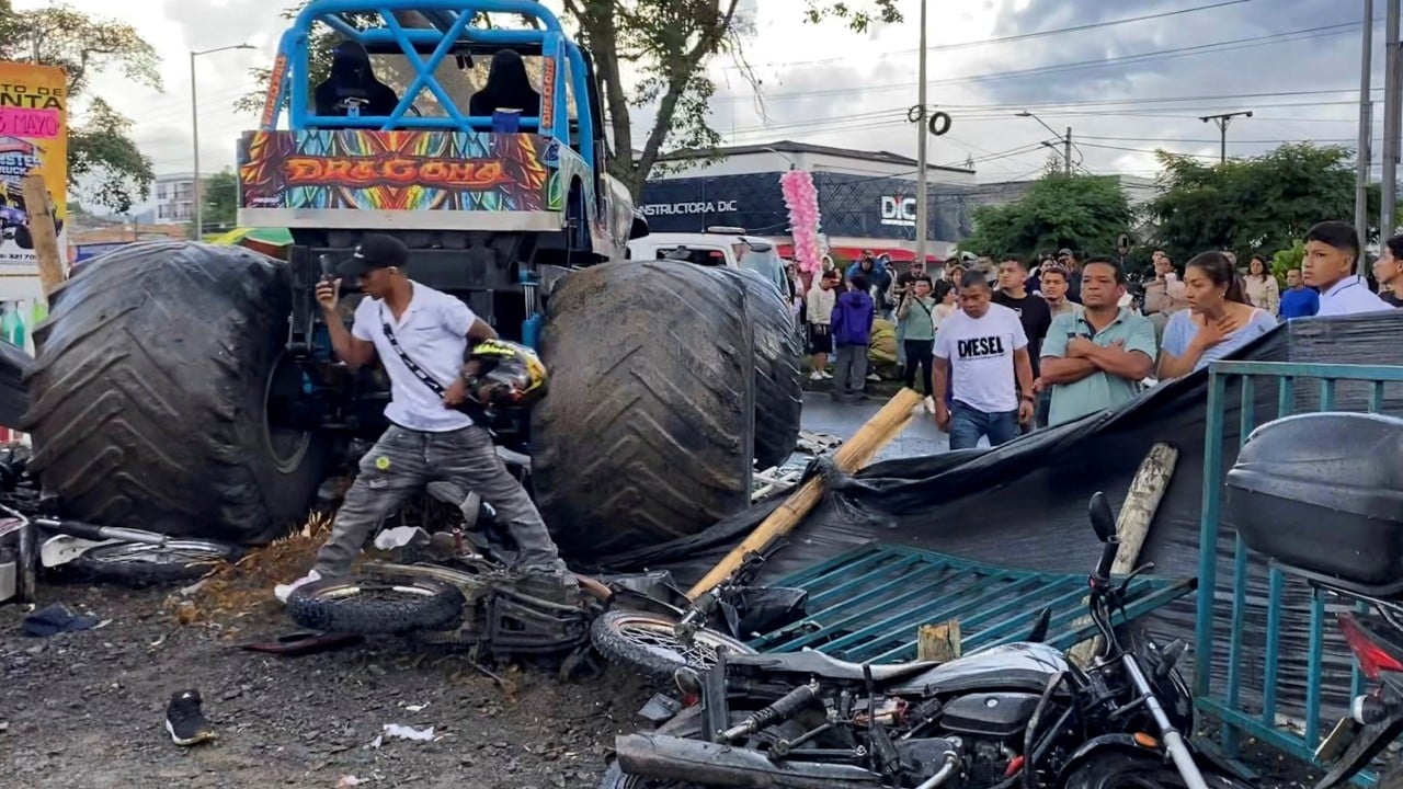 Birthday girl, 10, among 3 dead in Colombia monster truck crash