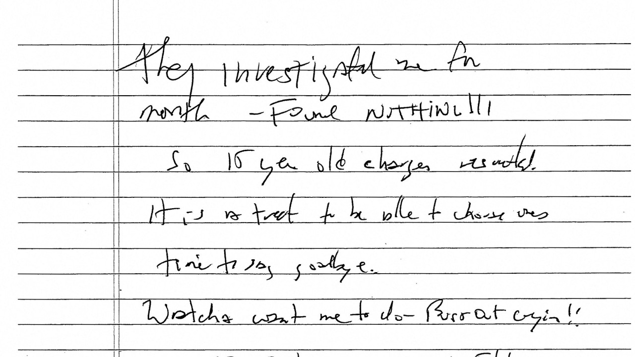 Purported Epstein suicide note unsealed by US judge