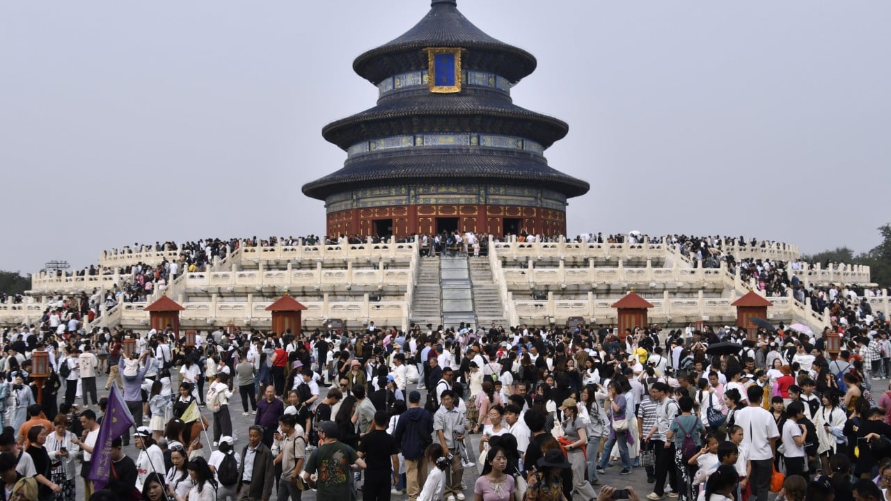 Cosmic order, political authority: the messaging in temple setting for Trump’s China visit
