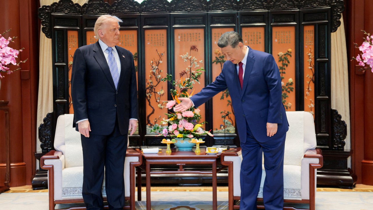 Xi-Trump summit live: end in sight for Trump’s China visit after talks and lunch with Xi
