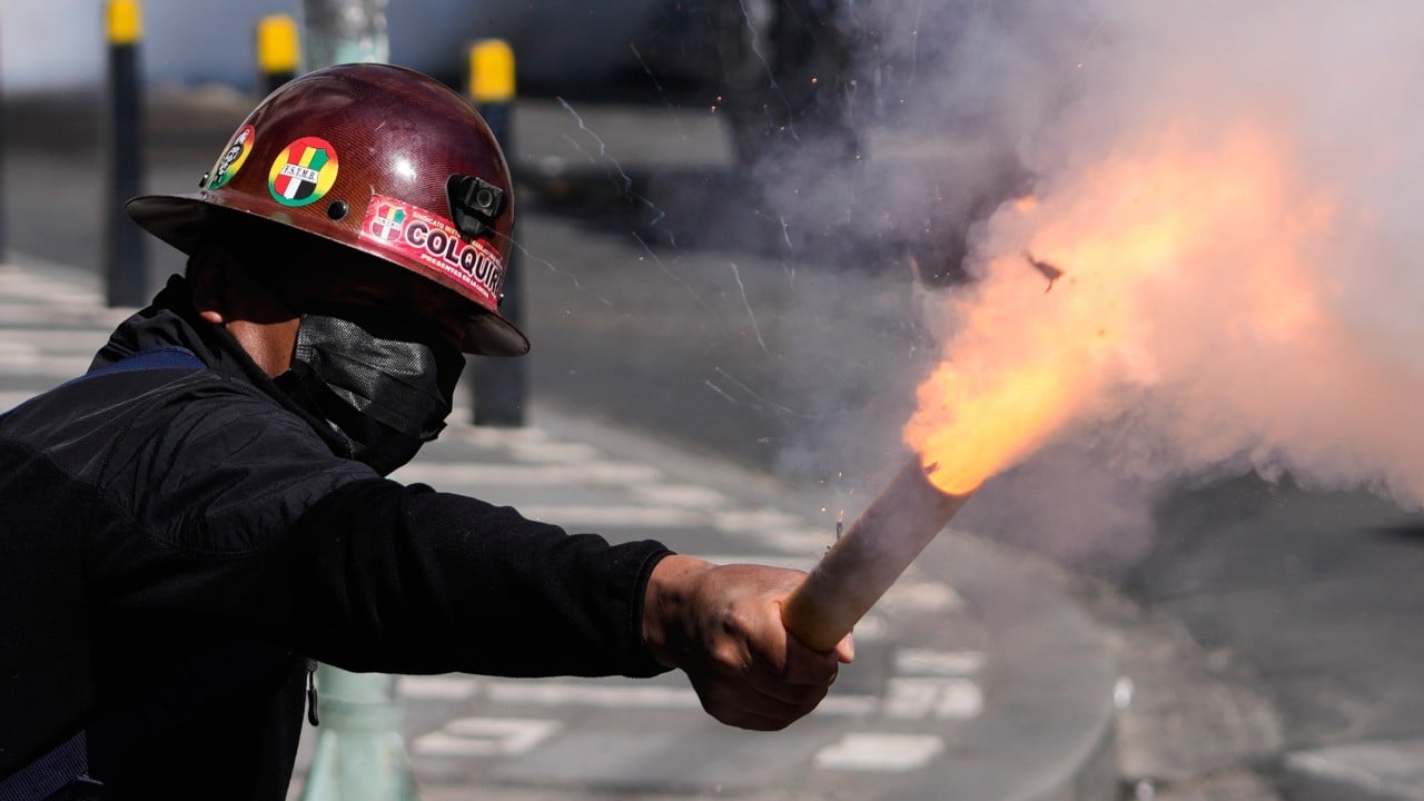Bolivia’s capital under siege as protests and blockades deepen crisis for president