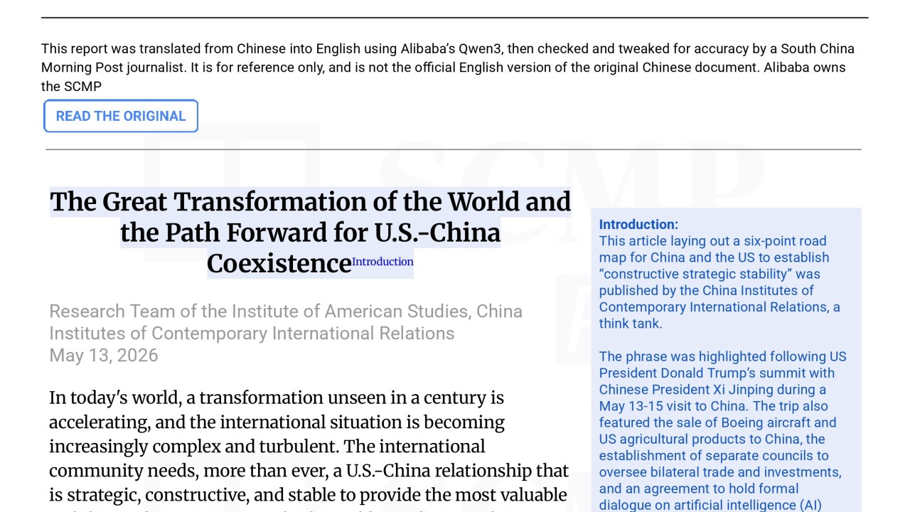 The Myth of Sino-US Stability Why Beijing Capitalizes on Washingtons Delusions of Peace