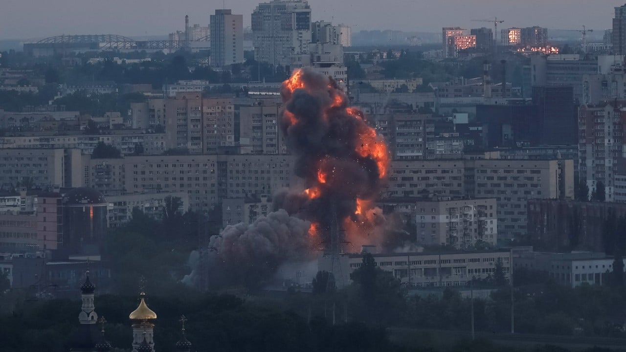 Russian drones, missiles pummel Kyiv in retaliation for dorm attack that killed 18