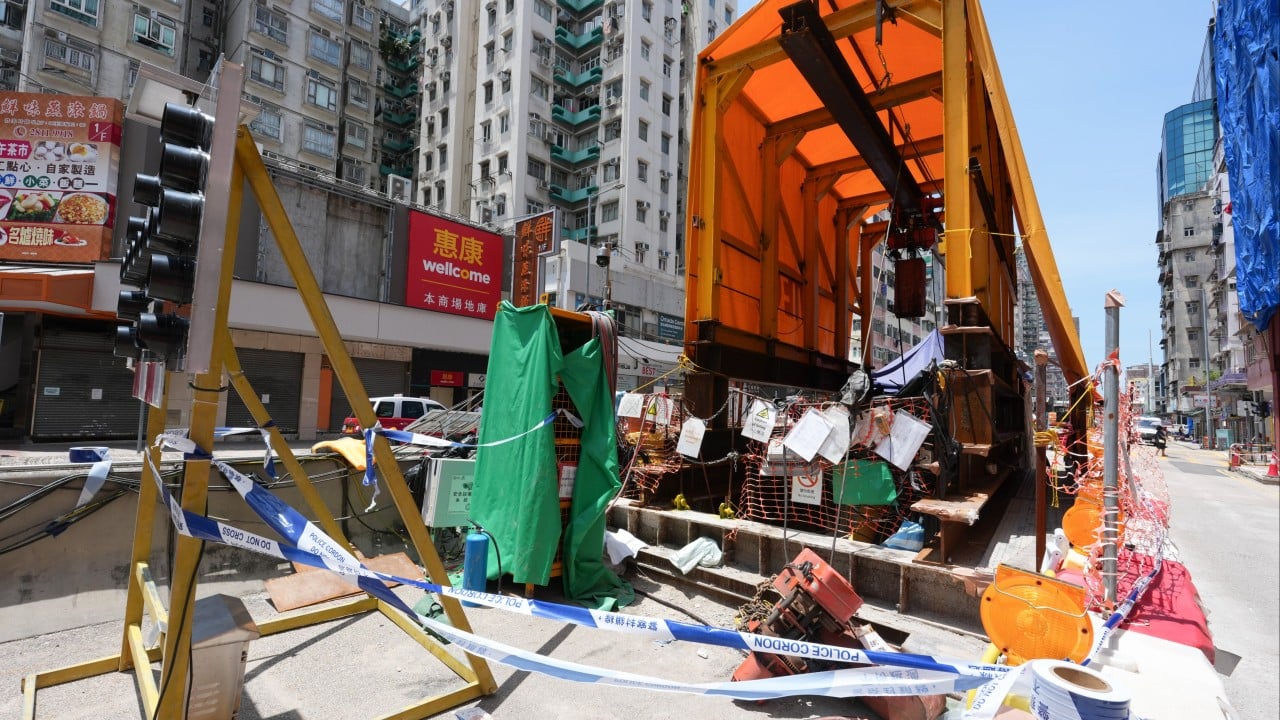 Construction worker struck by falling chain hoist on site in critical condition
