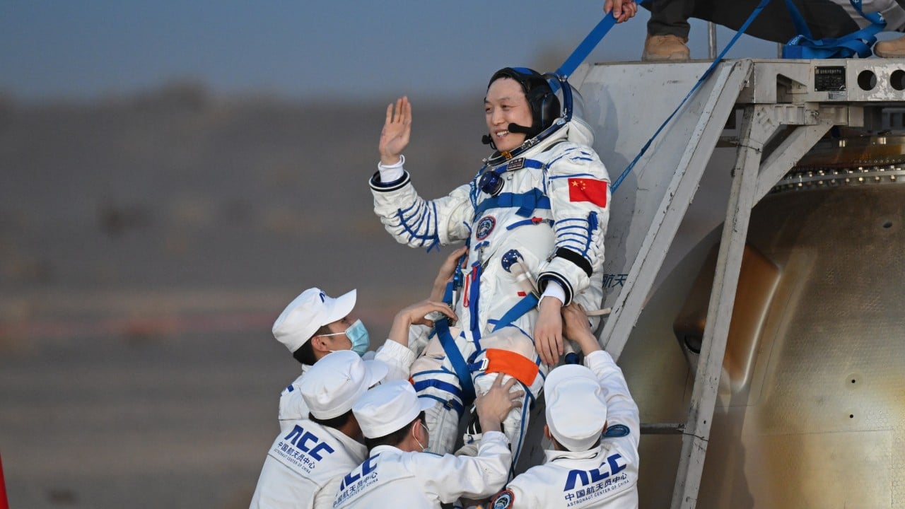 Chinese astronauts land safely in former top secret nuclear missile test site