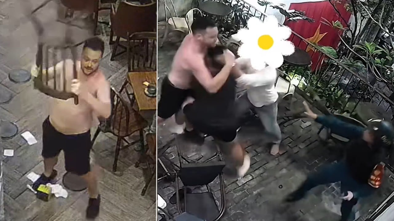 Vietnam detains Australian man who trashed Da Nang cafe in late-night rampage