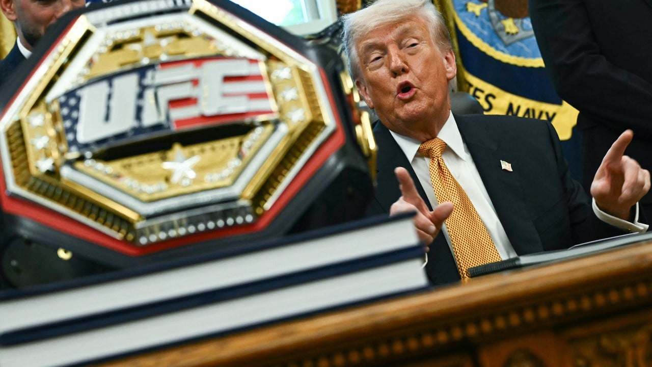 Trump says may leave UFC arena on White House lawn permanently