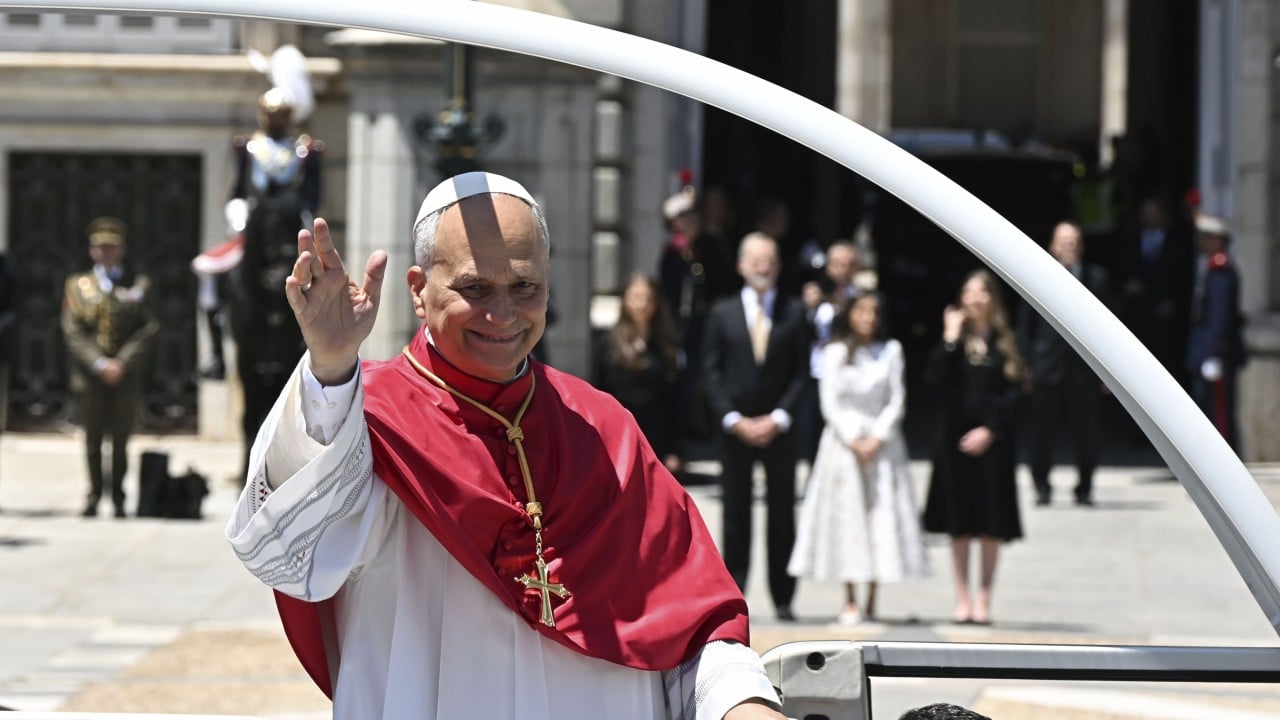 Pope Leo urges end to ‘polarising narratives’ on Spain visit