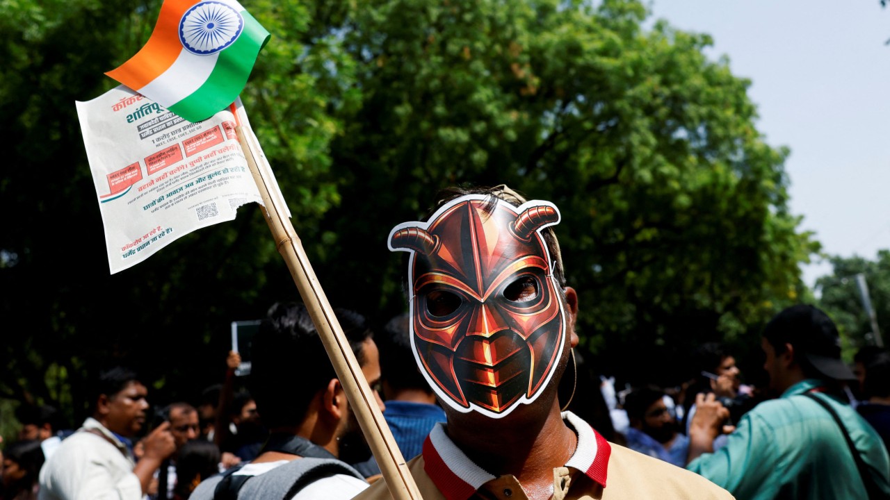 Viral Indian youth movement Cockroach Janta Party hits Delhi streets for first protest