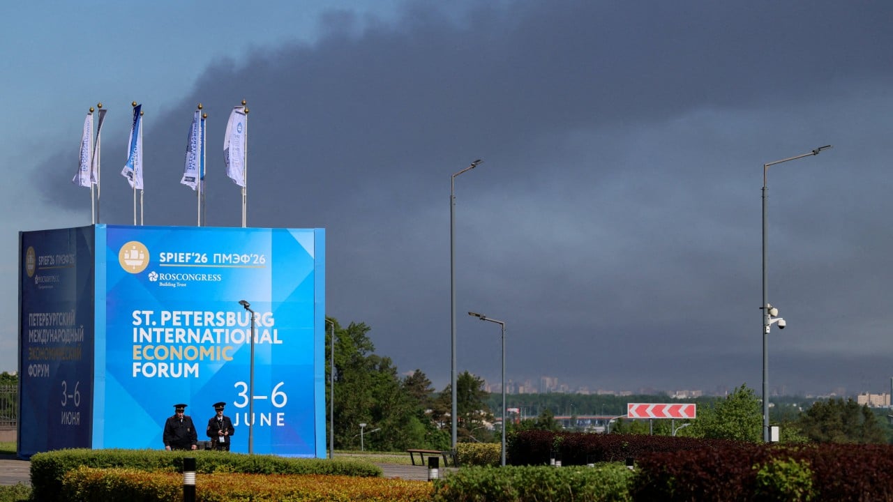 Russia downs 376 Ukrainian drones overnight on final day of St Petersburg forum