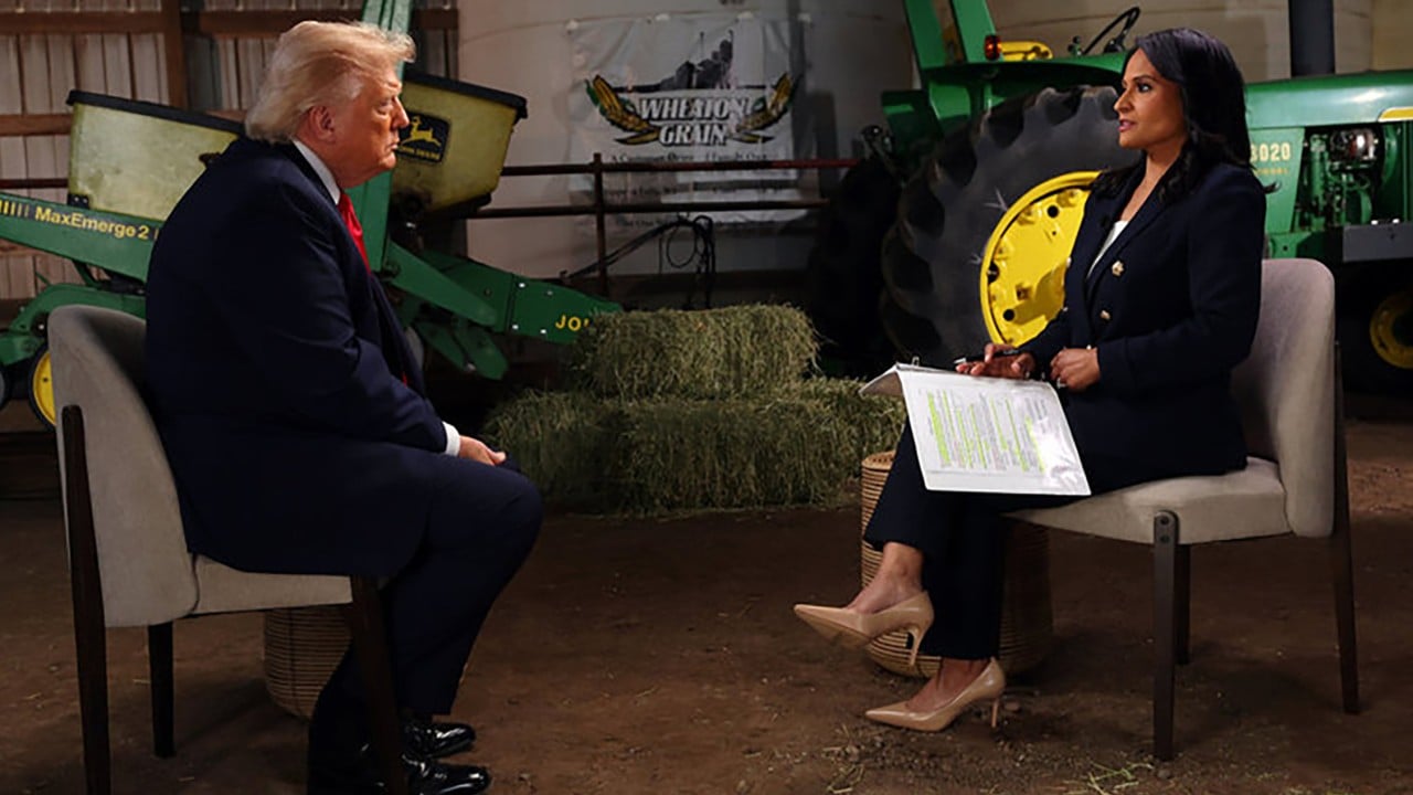 Trump storms out of tense NBC interview about Iran war strategy, election fraud claims