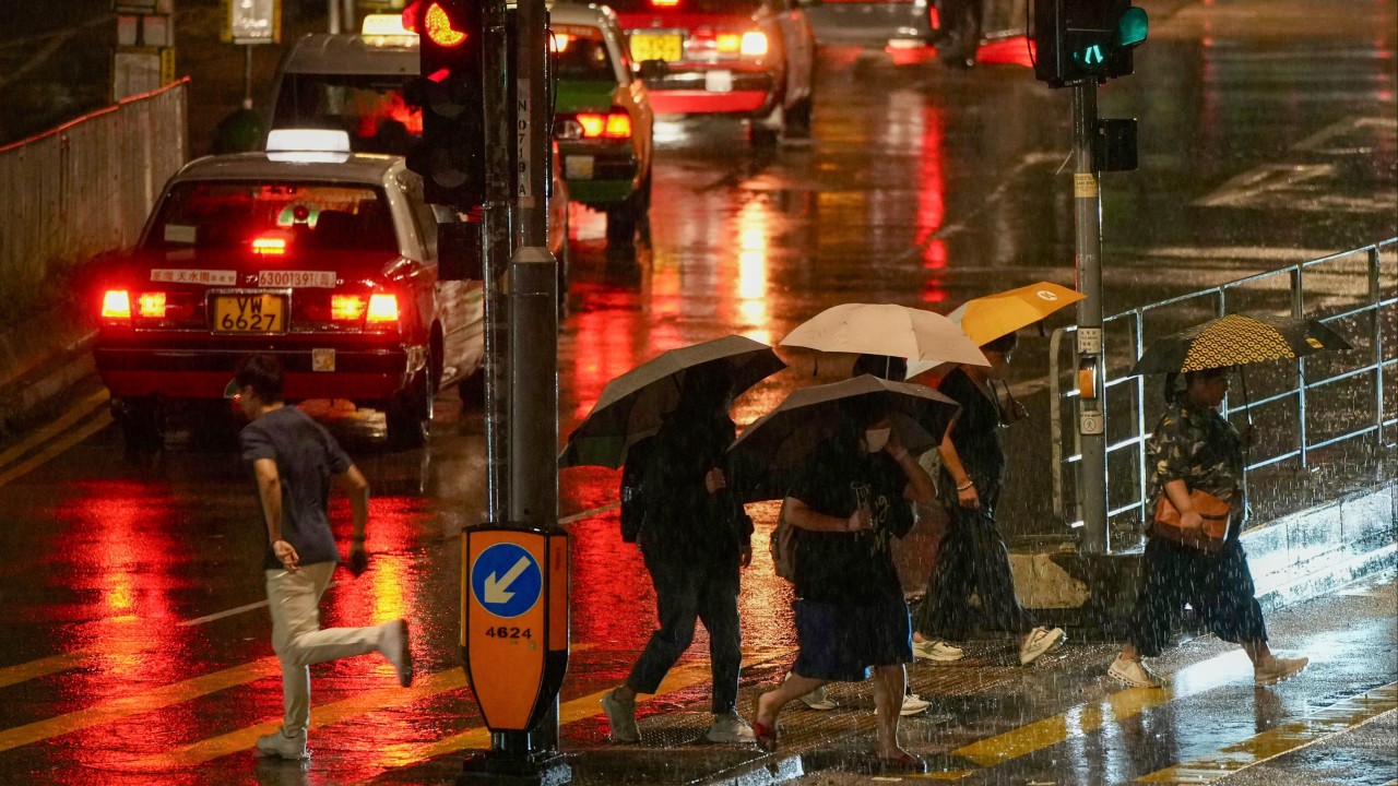 Hong Kong Observatory downgrades black rainstorm warning to red