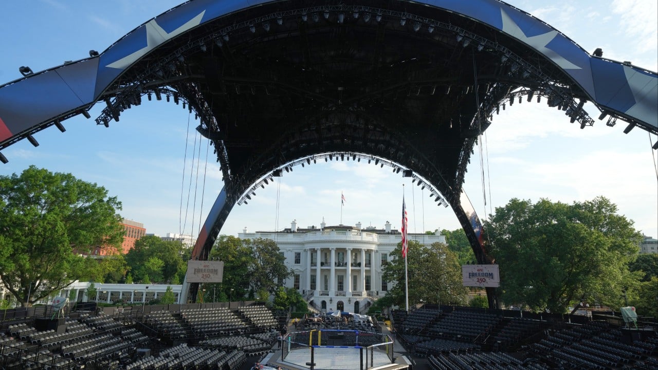 ‘The Claw’ rises: White House Octagon ready for Trump’s 80th birthday cage fight