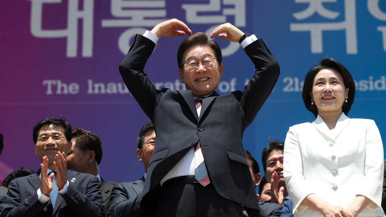 Wife of South Korea’s Lee shuns limelight to reduce ‘first lady risk’