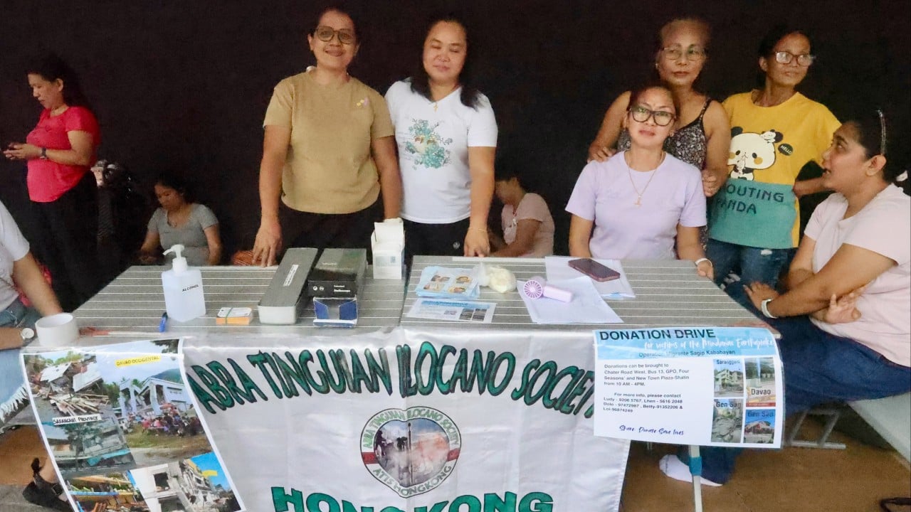 ‘Number of missing rising’: Filipino helpers in Hong Kong rally for aid after quake