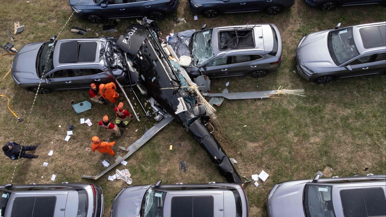 Six Killed After Helicopters Collide and Crash in Rio de Janeiro