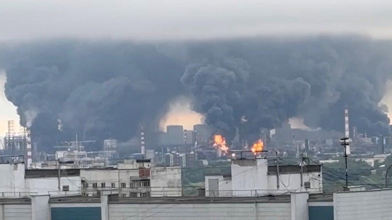 Drones hit Moscow oil refinery as Russia and Ukraine exchange strikes