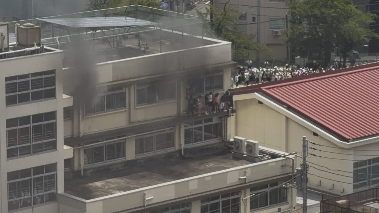 ‘It was scary’: 300 evacuated, 10 injured after fire breaks out at Japanese primary school