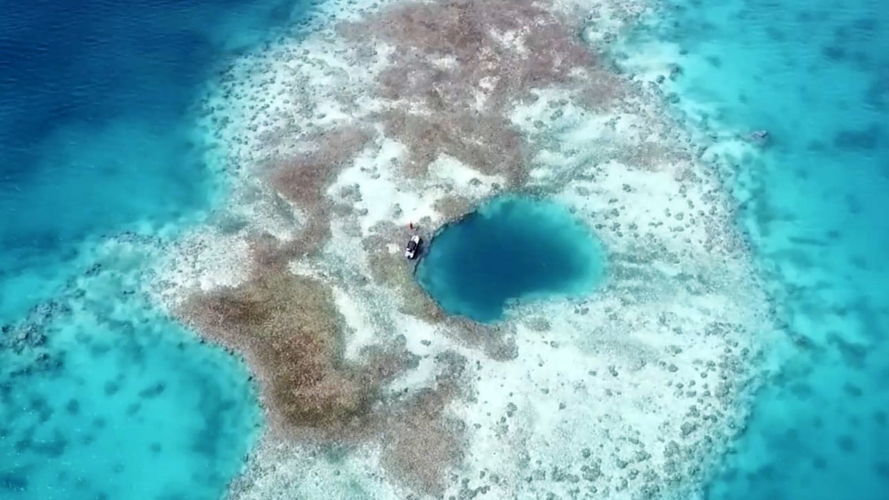 China discovers rare coral reef blue hole in the disputed Scarborough Shoal