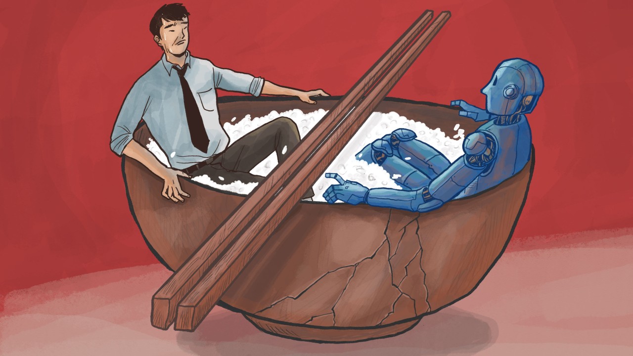 As China’s tech firms adapt to AI era, workers worry they’ll be ‘optimised’ out of a job