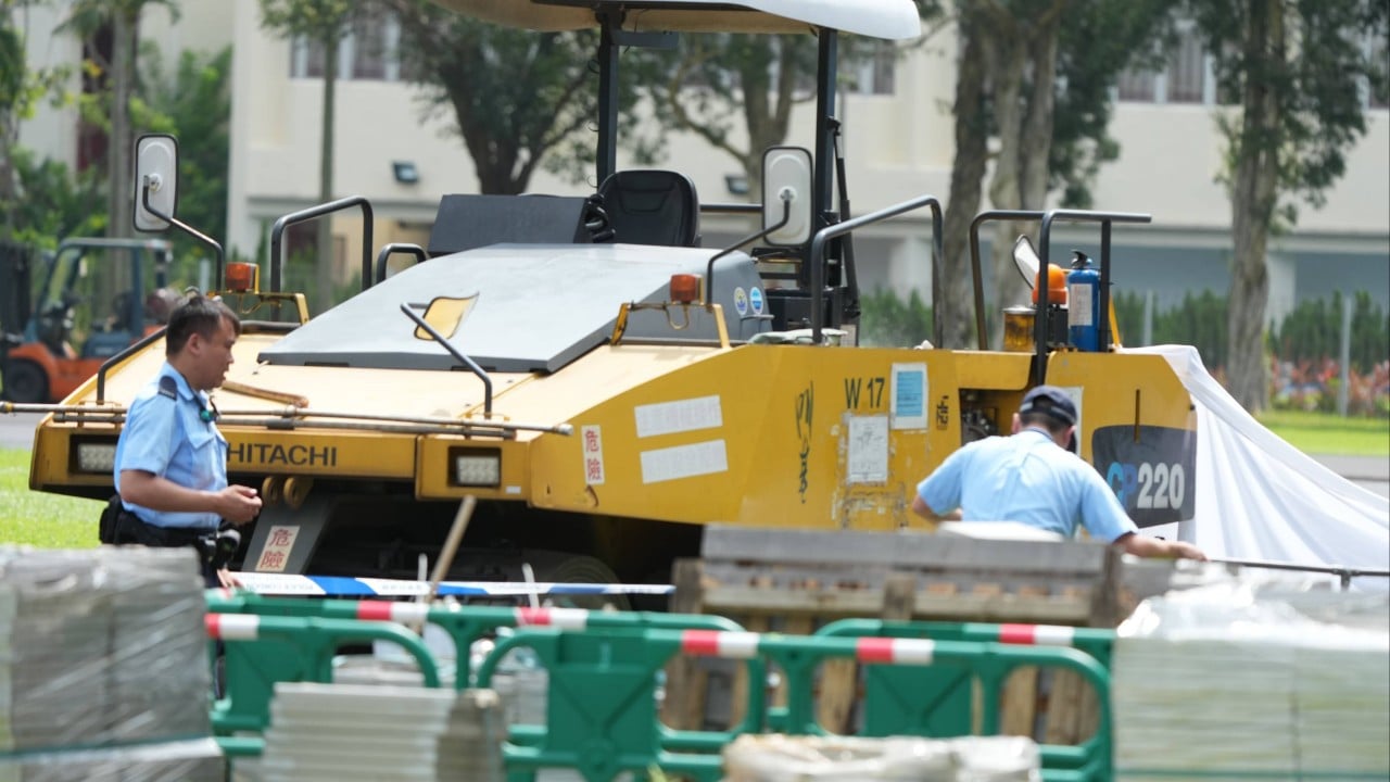 Worker dies after being run over by construction vehicle at Hong Kong sports ground