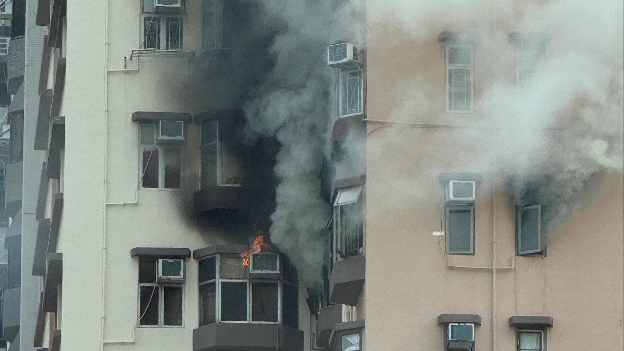Woman dead after fire at Hong Kong flat, 3 others hospitalised
