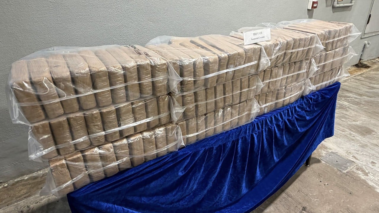 Hong Kong cocaine haul hits 361kg in days after police raid another yacht