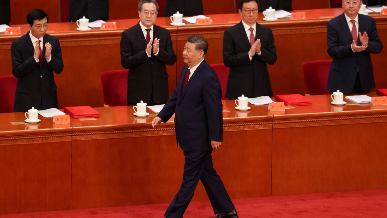 Xi projects confidence for China’s Communist Party at home and on world stage
