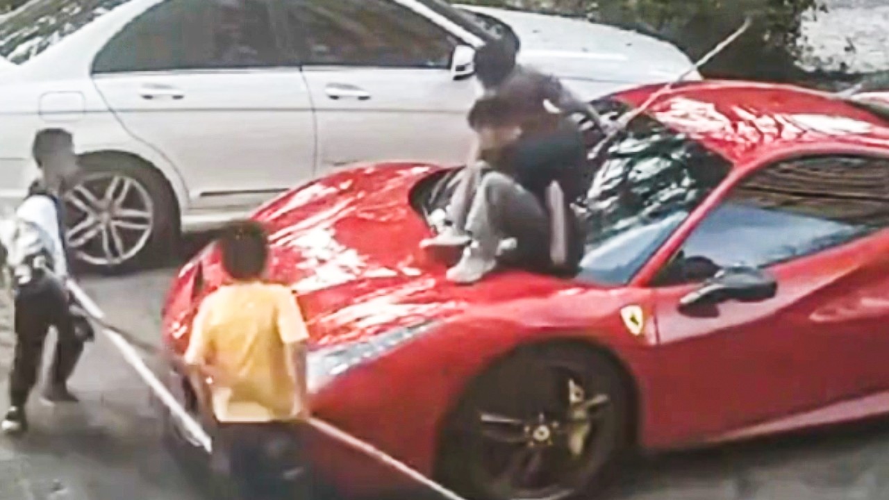 Ferrari owner sues ‘unapologetic’ Chinese parents whose kids scratched $530,000 supercar