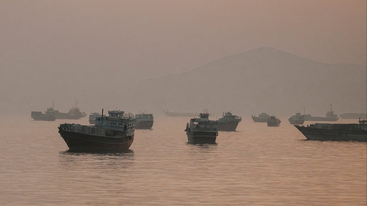 Ship runs aground in Strait of Hormuz, Iran state TV reports