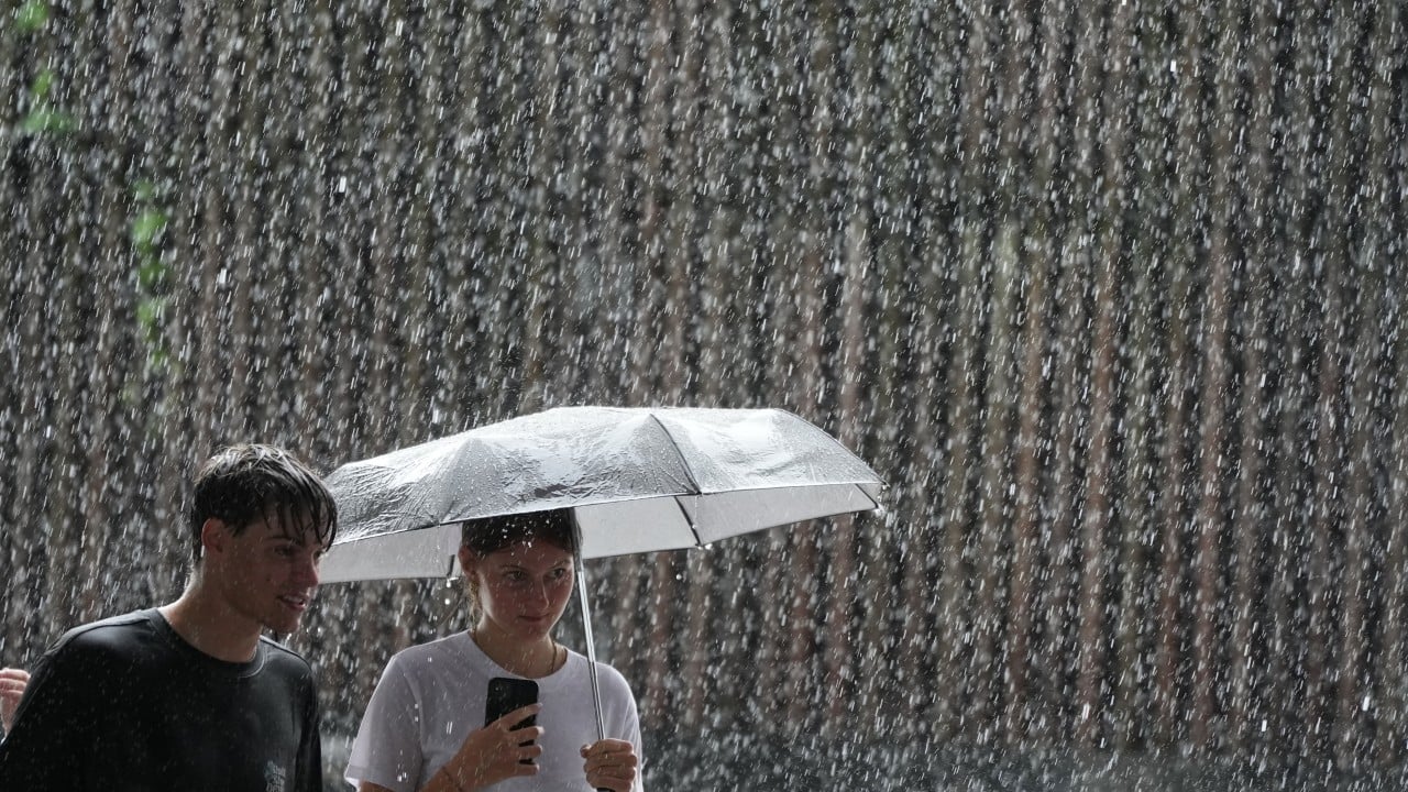 Hong Kong issues red rainstorm warning, with flooding expected in parts of Wan Chai