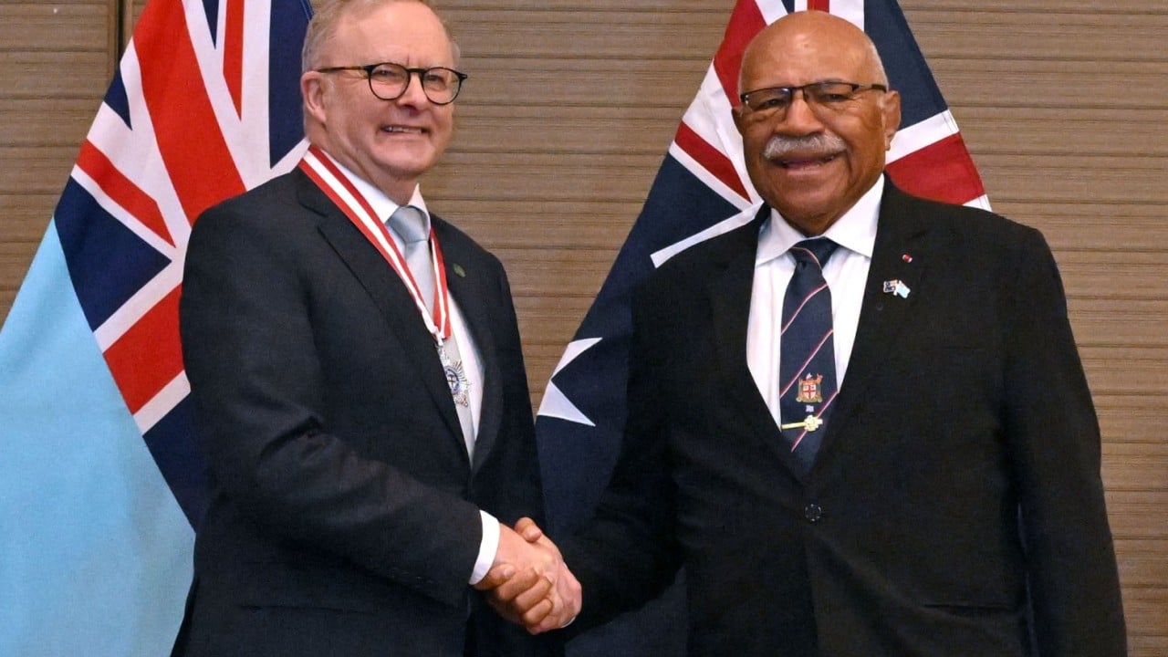 Australia, Fiji sign mutual defence pact to boost Pacific security