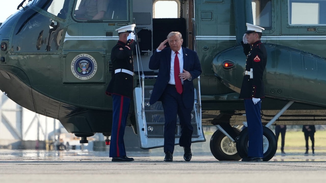 Trump says he is building a White House helipad for a new, more powerful Marine One