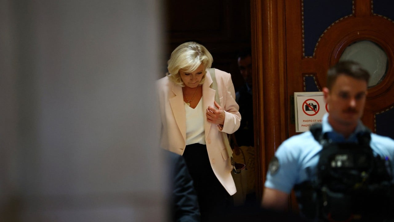 French court opens door to Le Pen presidential run, with ankle tag