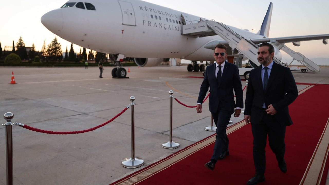 France’s Macron in Syria on first post-Assad visit by a Western leader