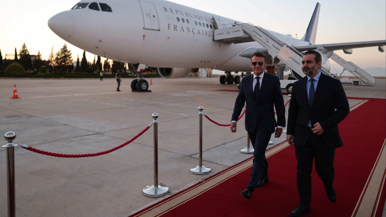 France’s Macron in Syria on first post-Assad visit by a Western leader